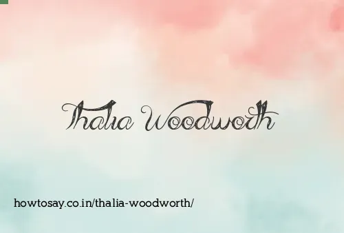 Thalia Woodworth