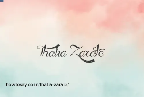 Thalia Zarate