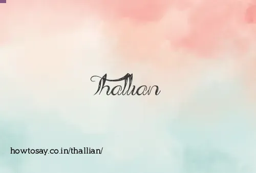 Thallian