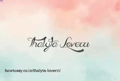 Thalyta Loverri