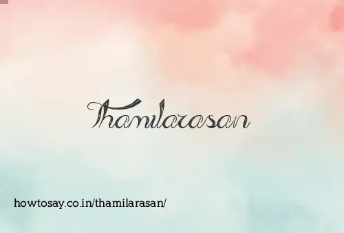 Thamilarasan