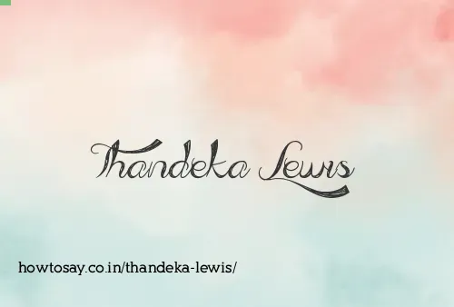 Thandeka Lewis