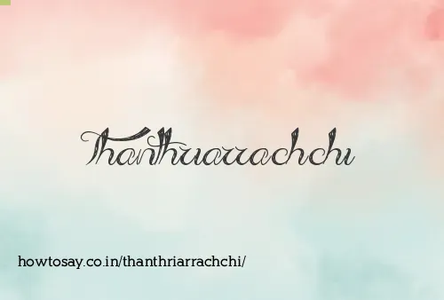 Thanthriarrachchi