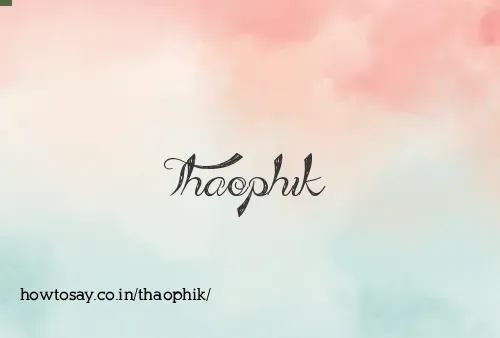 Thaophik