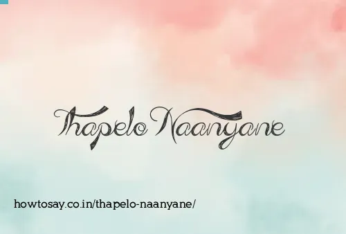 Thapelo Naanyane