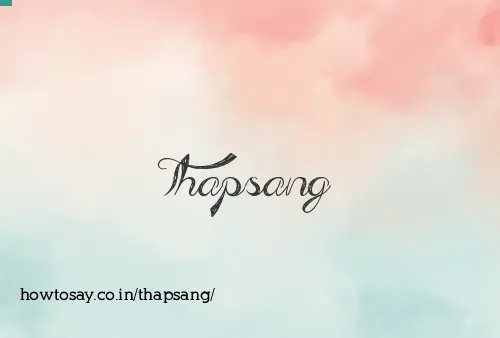 Thapsang