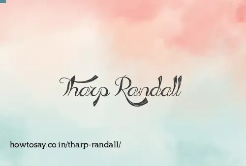 Tharp Randall
