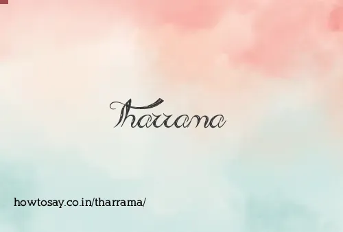 Tharrama