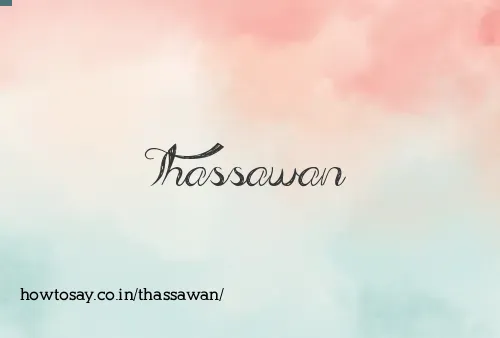 Thassawan