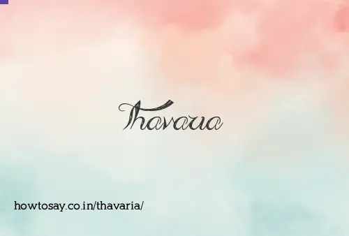 Thavaria