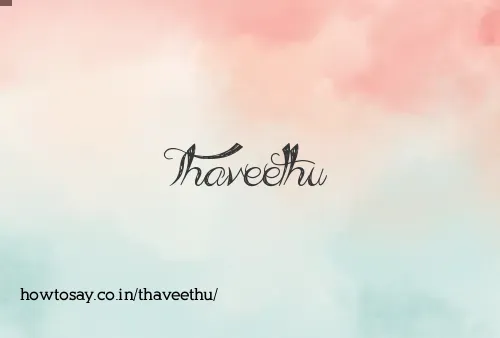 Thaveethu