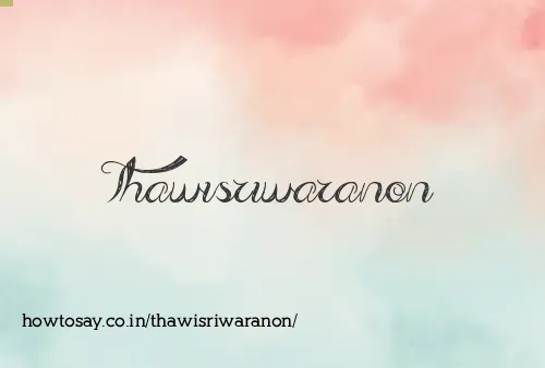Thawisriwaranon