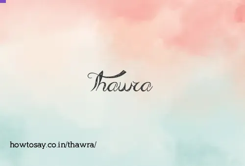 Thawra