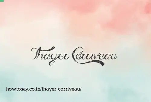 Thayer Corriveau