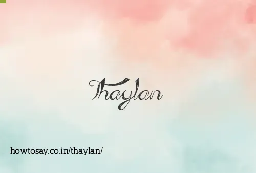 Thaylan