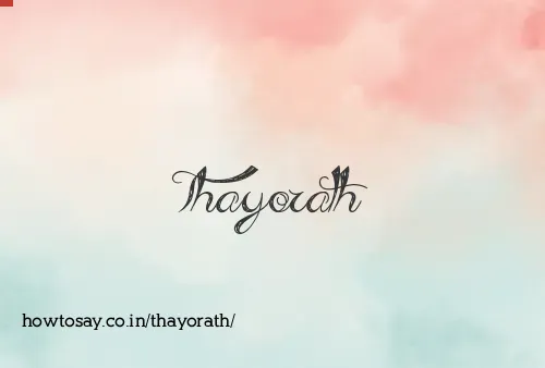 Thayorath