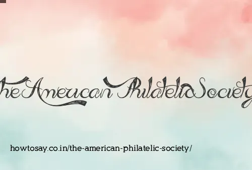 The American Philatelic Society