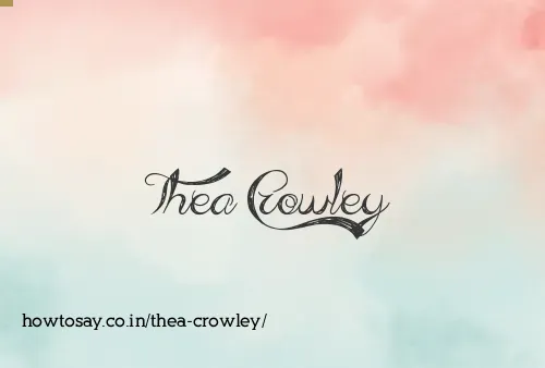 Thea Crowley