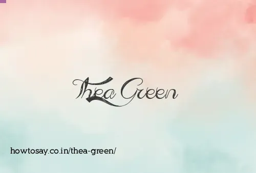 Thea Green