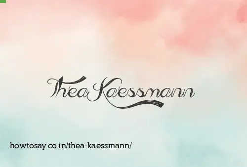 Thea Kaessmann