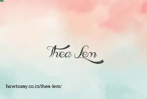 Thea Lem