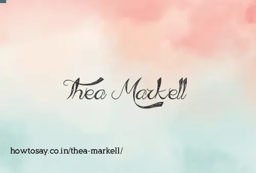 Thea Markell