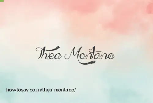 Thea Montano