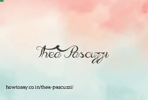 Thea Pascuzzi