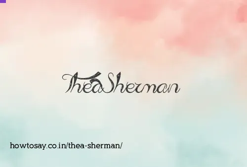 Thea Sherman