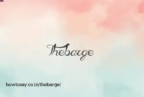 Thebarge