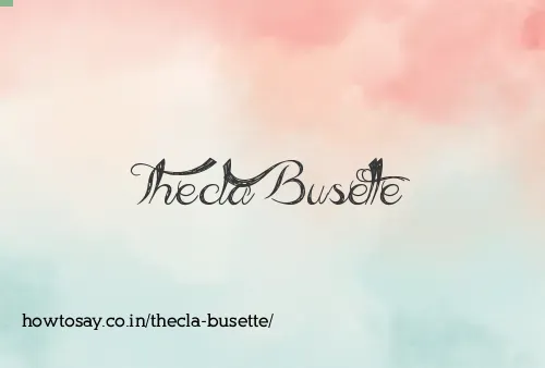 Thecla Busette