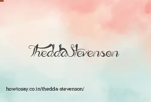 Thedda Stevenson