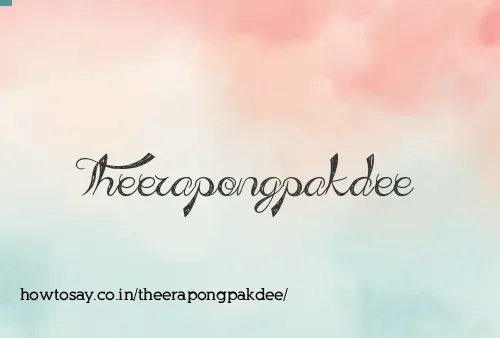 Theerapongpakdee