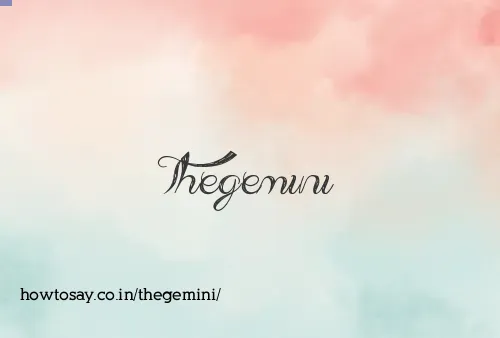 Thegemini