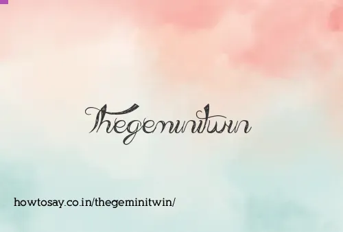 Thegeminitwin