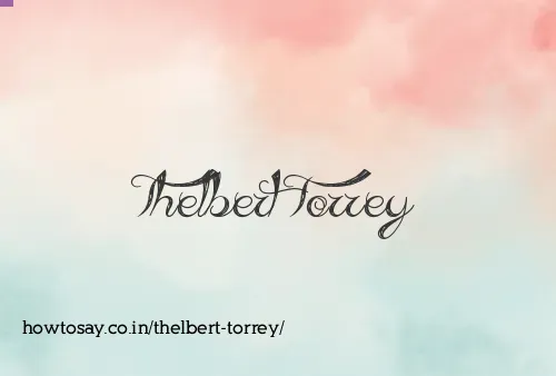 Thelbert Torrey
