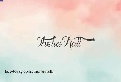 Thelia Nall