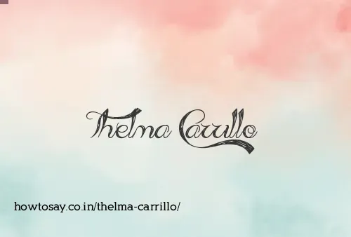 Thelma Carrillo