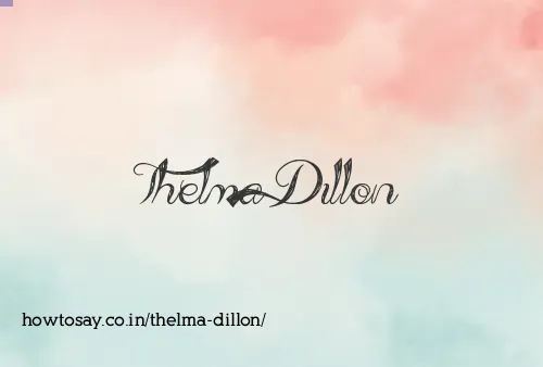 Thelma Dillon