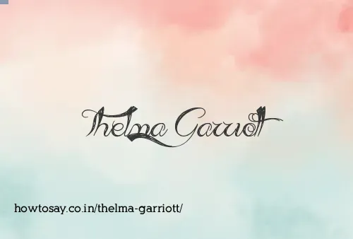 Thelma Garriott