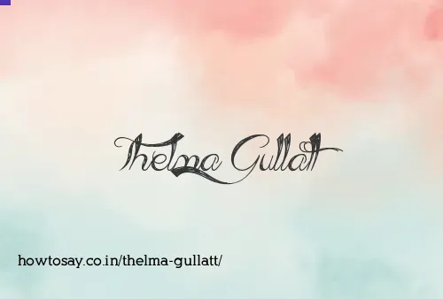 Thelma Gullatt