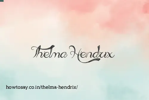 Thelma Hendrix