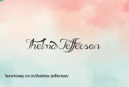 Thelma Jefferson