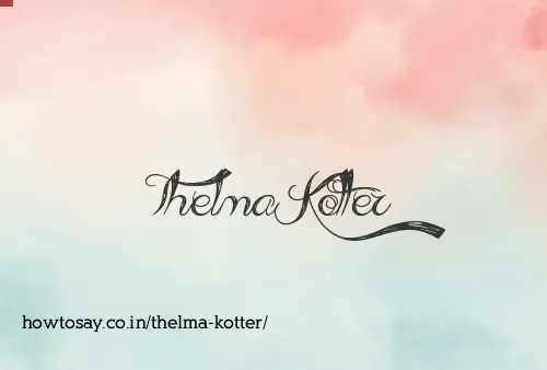 Thelma Kotter