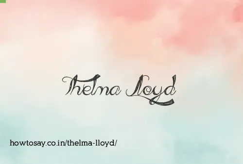 Thelma Lloyd