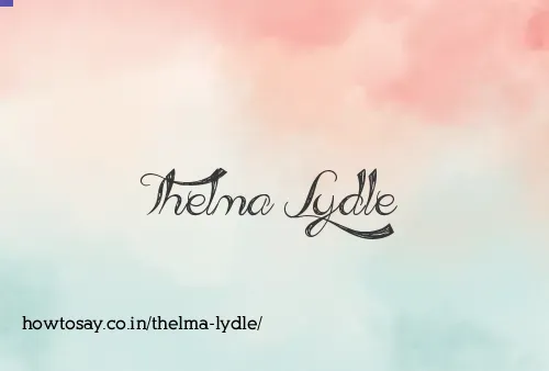 Thelma Lydle