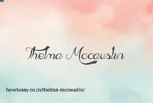 Thelma Mccauslin