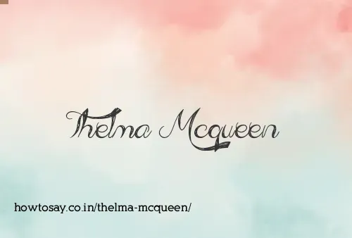 Thelma Mcqueen