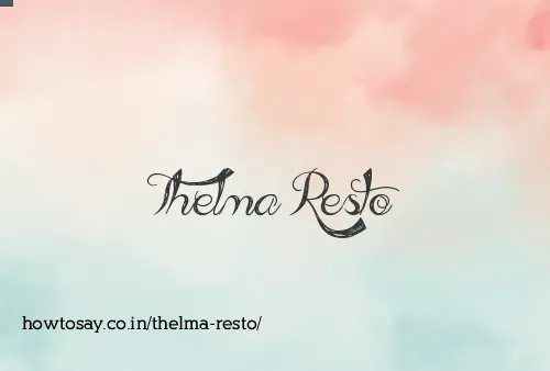 Thelma Resto