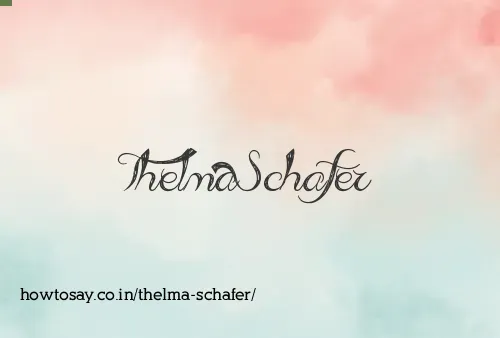 Thelma Schafer